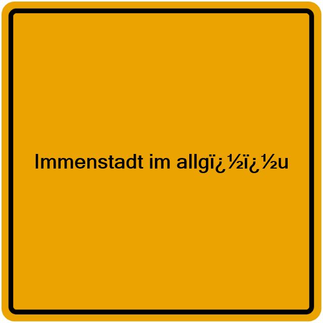 Einwohnermeldeamt24 Immenstadt im allgï¿½ï¿½u
